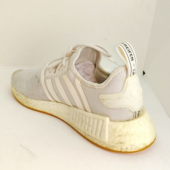 Adidas NMD Ultraboost Gray & White Sneakers - Men's Size 7.5 - Picture 3 of 6